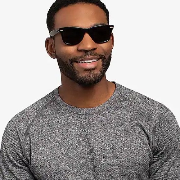 Ray-Ban Sunglasses RB2140 901 Original Wayfarer Black Frame 50-22-150 Unisex 325 - Picture 9 of 15